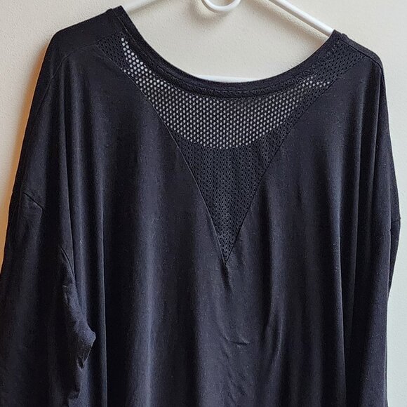 Target Black Side Knot Mesh Back Short Sleeve Jersey Size 3X - Picture 13 of 14
